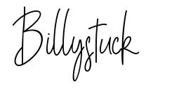 Billystuck шрифт