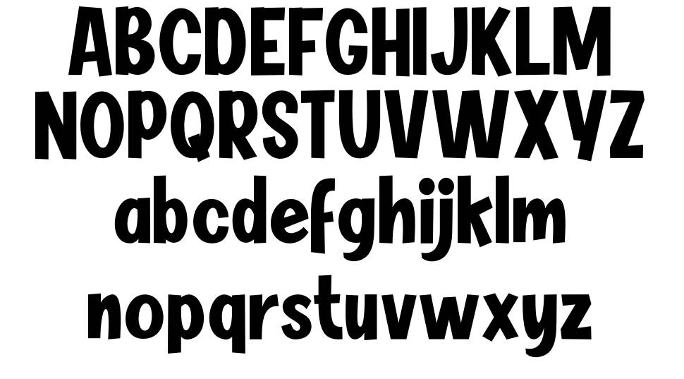 Bimbey font Örnekler