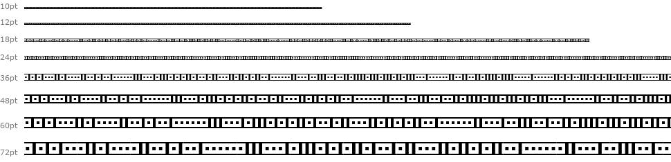 Binary шрифт Водопад