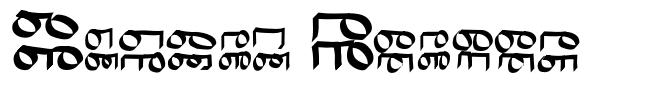 Binary Verges 字形