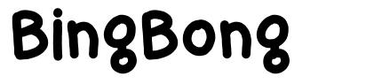 BingBong font