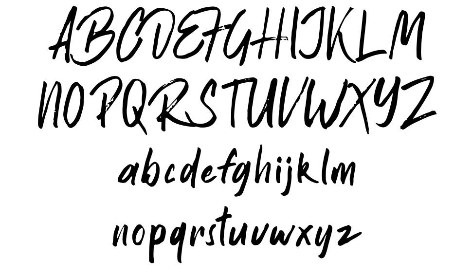 Bintale font specimens