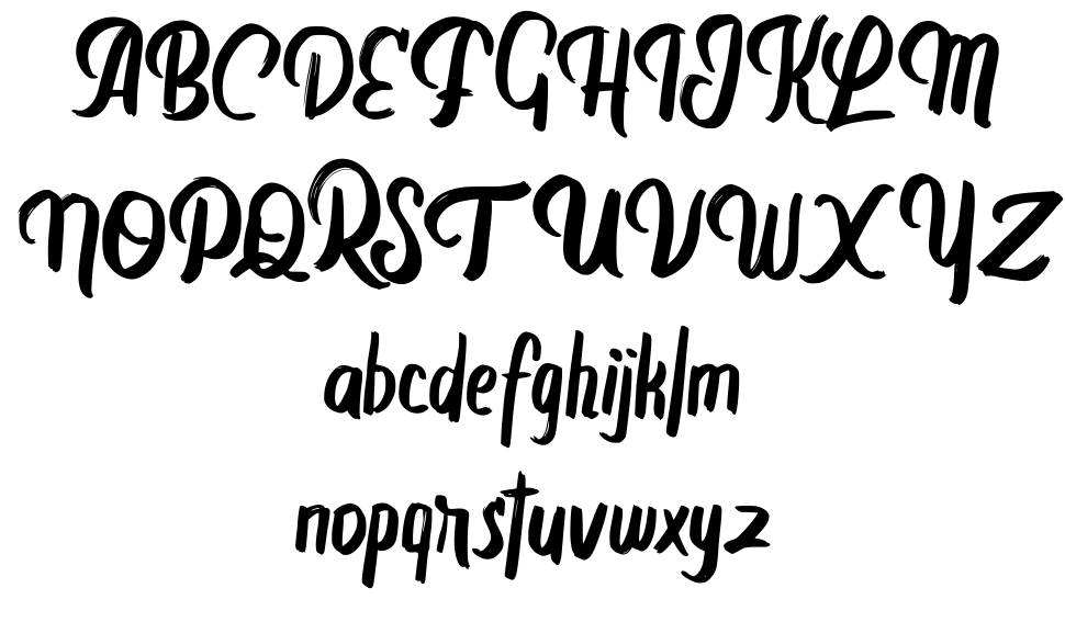 Birced font specimens