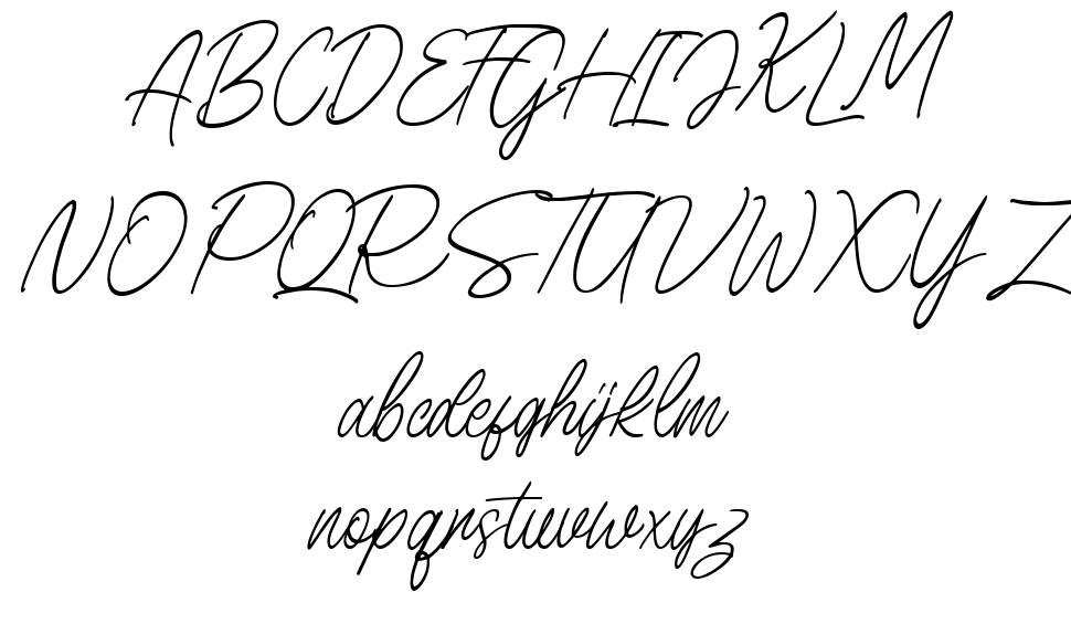 Birdspring Signature font
