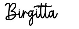 Birgitta font
