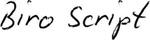 Biro Script