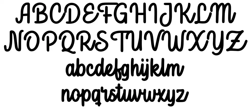 Biscuit & Chocolat font Örnekler