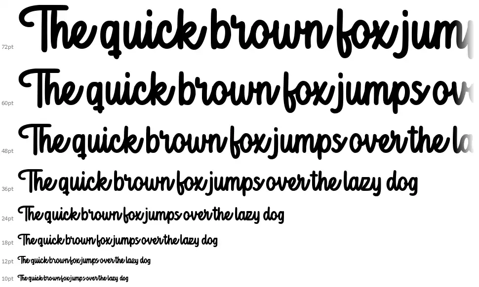 Biscuit & Chocolat font Waterfall