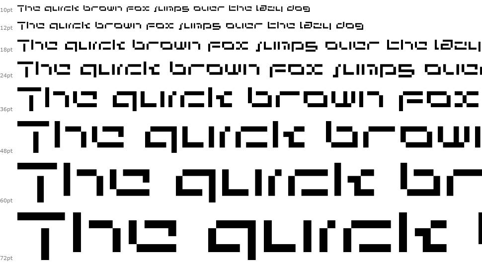 Bit-03 Urbanfluxer font Şelale