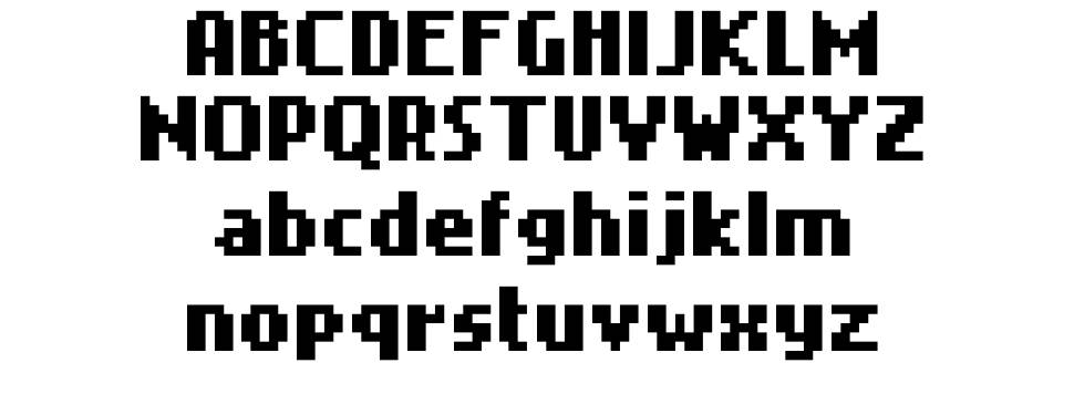 Bit Cell font Örnekler