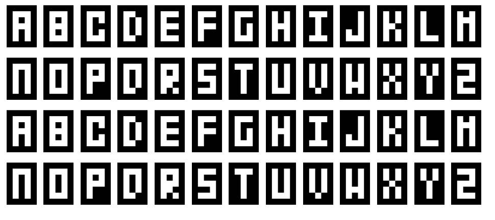 BitBox font Specimens