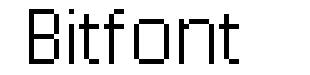 Bitfont font