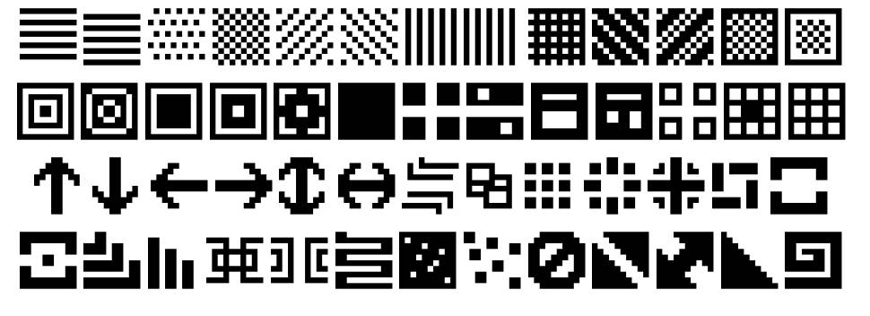 BitFUUL font specimens