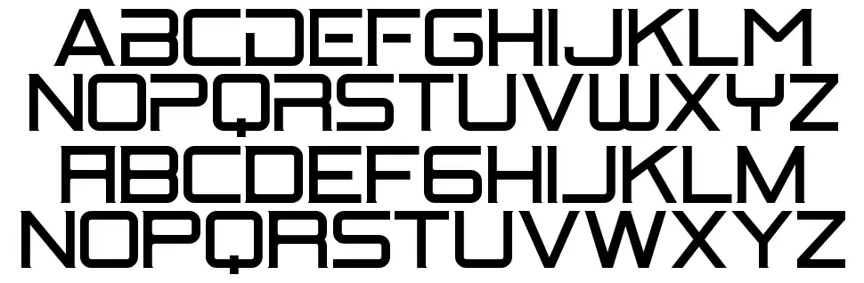 Bitratefont specimens
