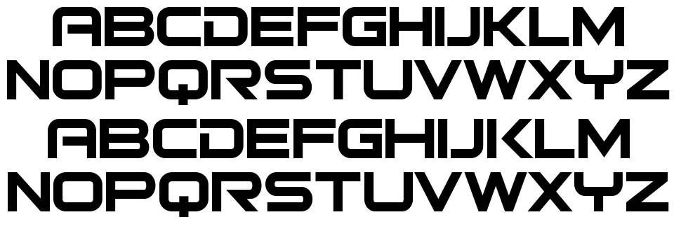 Bitsumishi font specimens