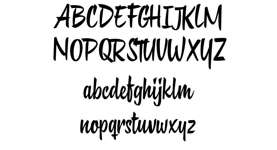 Bittybite font specimens