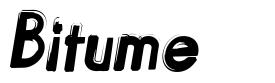 Bitume шрифт