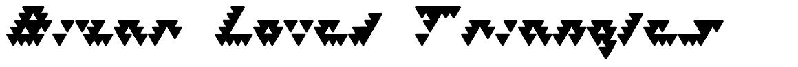 Bizar Loved Triangles шрифт
