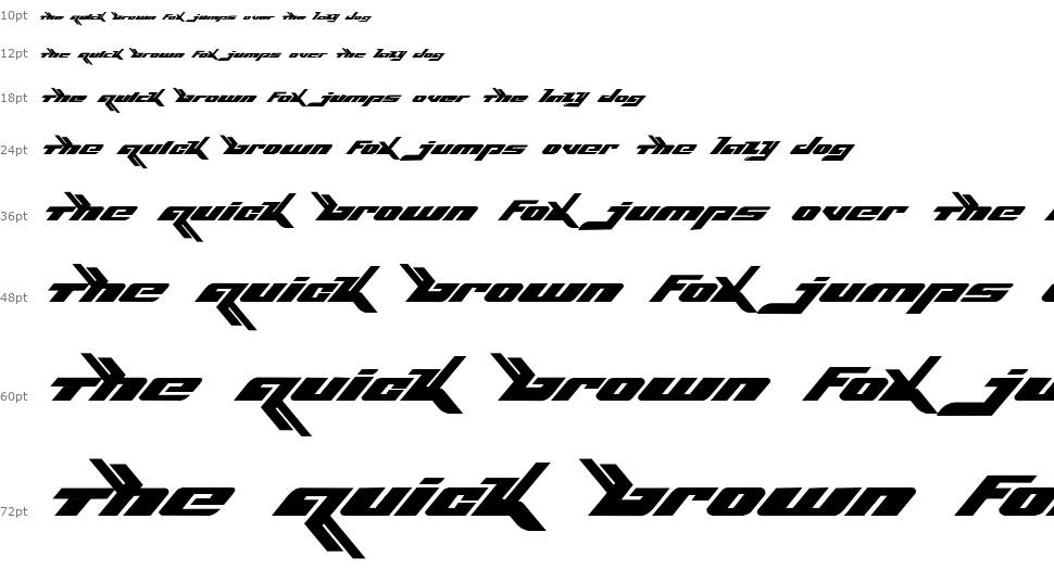 Bjork Font шрифт Водопад