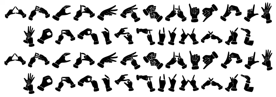 Bk Bisindofont specimens