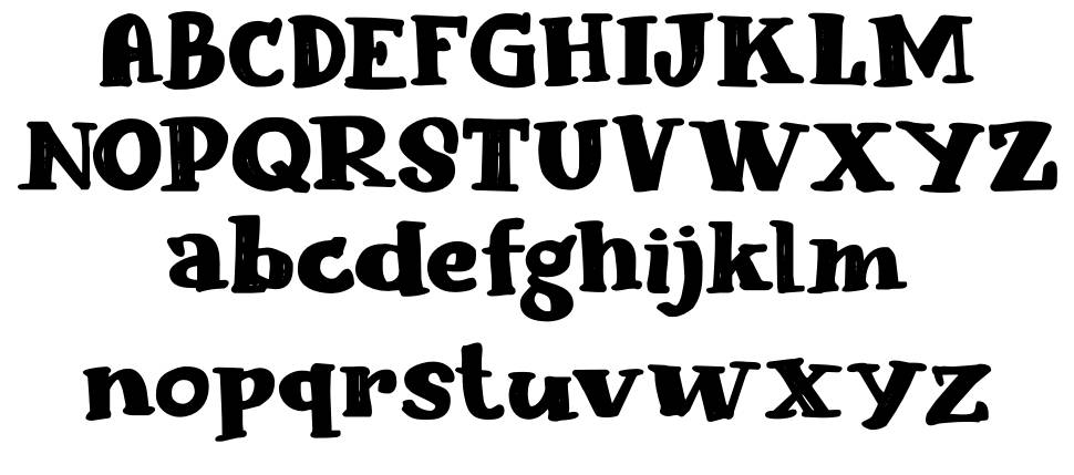 Blabbermouth font Örnekler