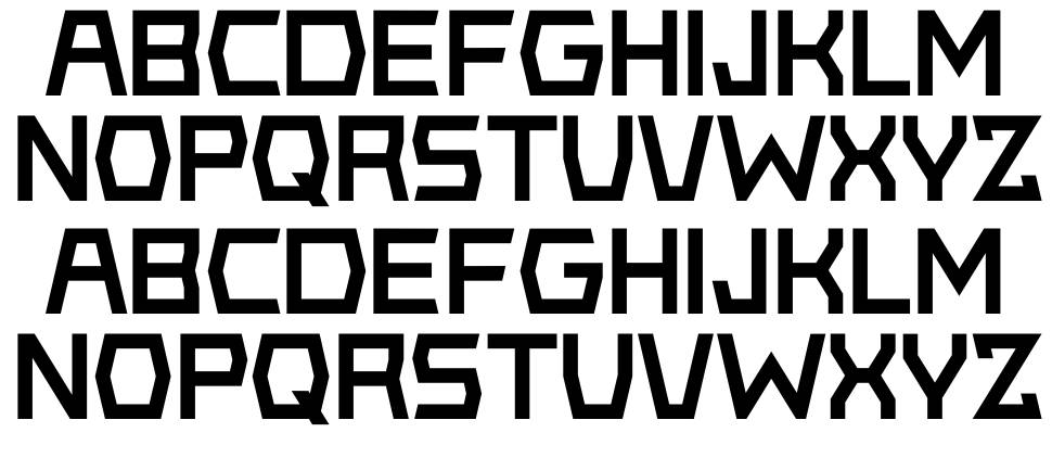 Black Acute font specimens