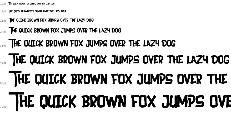 Black Animal font Şelale