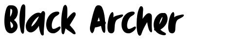 Black Archer font