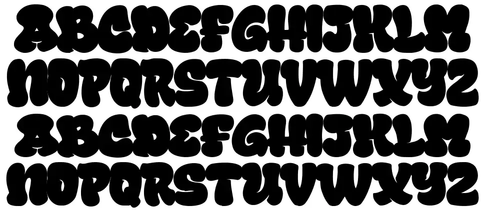 Black Blast font Örnekler