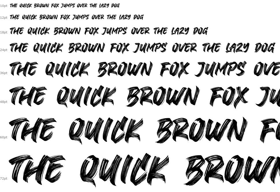 Black Bruno шрифт Водопад