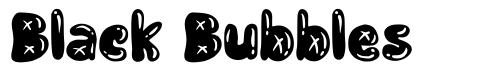 Black Bubbles font