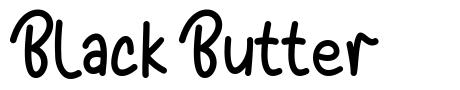 Black Butter font