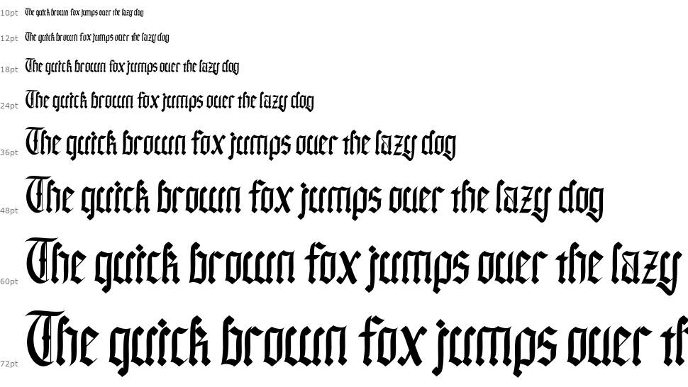 Black Callig font Şelale