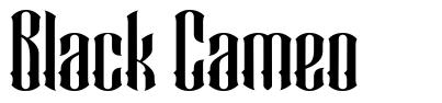 Black Cameo шрифт