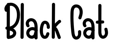 Black Cat písmo