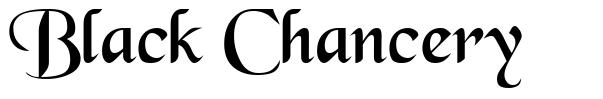 Black Chancery 字形