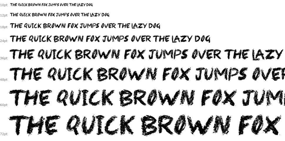 Black Crayon шрифт Водопад
