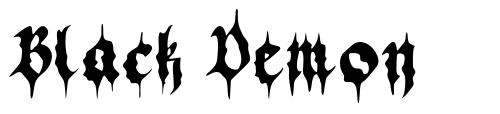 Black Demon font