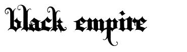 Black Empire шрифт