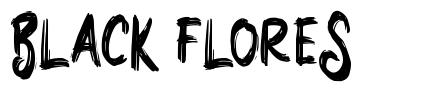 Black Flores font