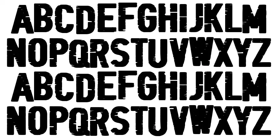 Black Folder font specimens