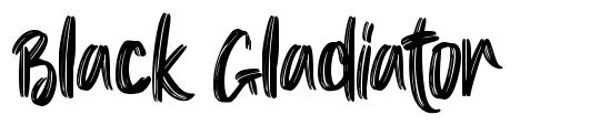 Black Gladiator font