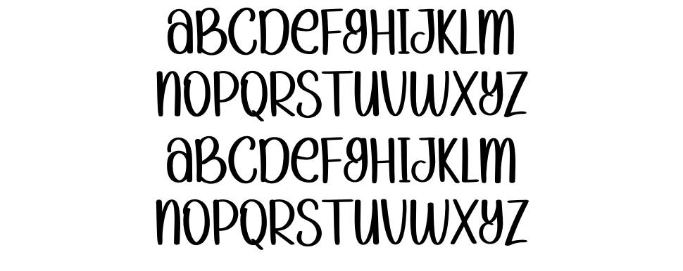 Black Hose font specimens