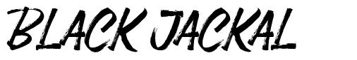 Black Jackal шрифт