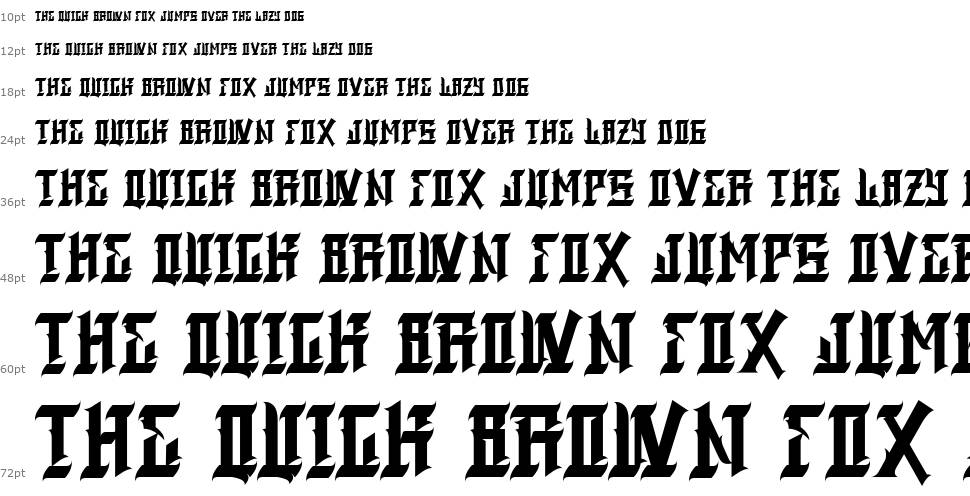 Black Magic font Şelale