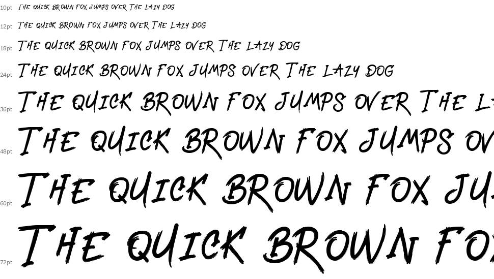 Black Manta Brush font Şelale