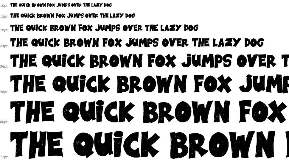 Black Note font Waterfall