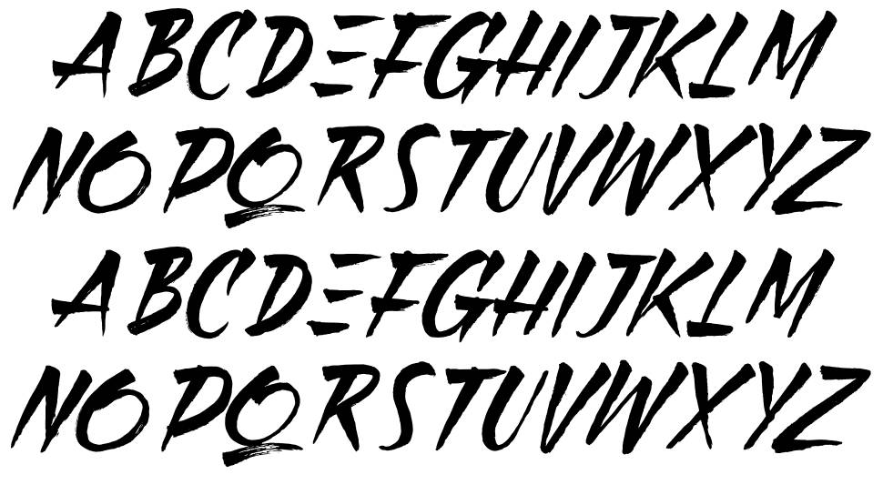 Black Pumpkin font Örnekler