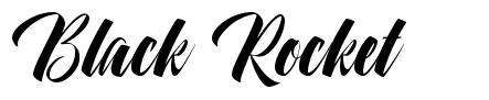 Black Rocket font