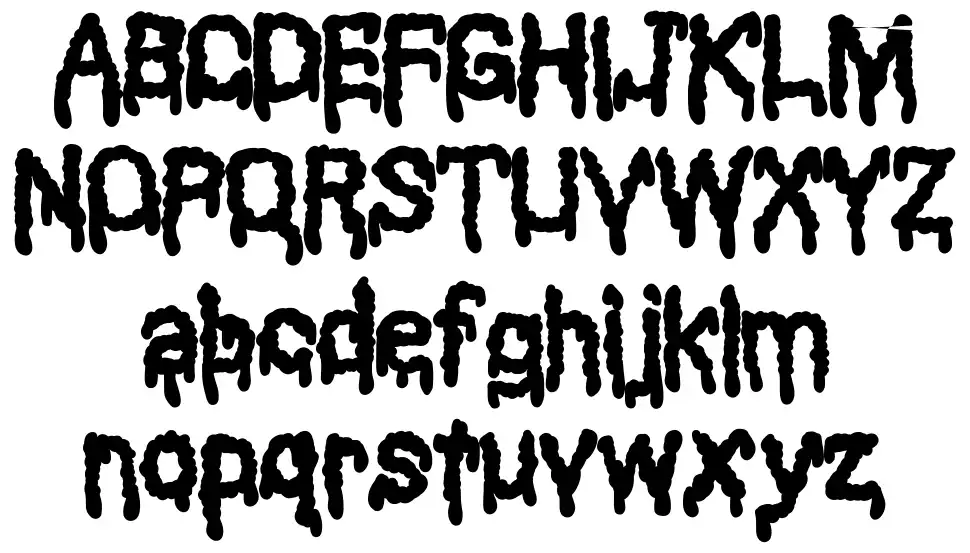 Black Shadow font by Typewire Studios FontRiver